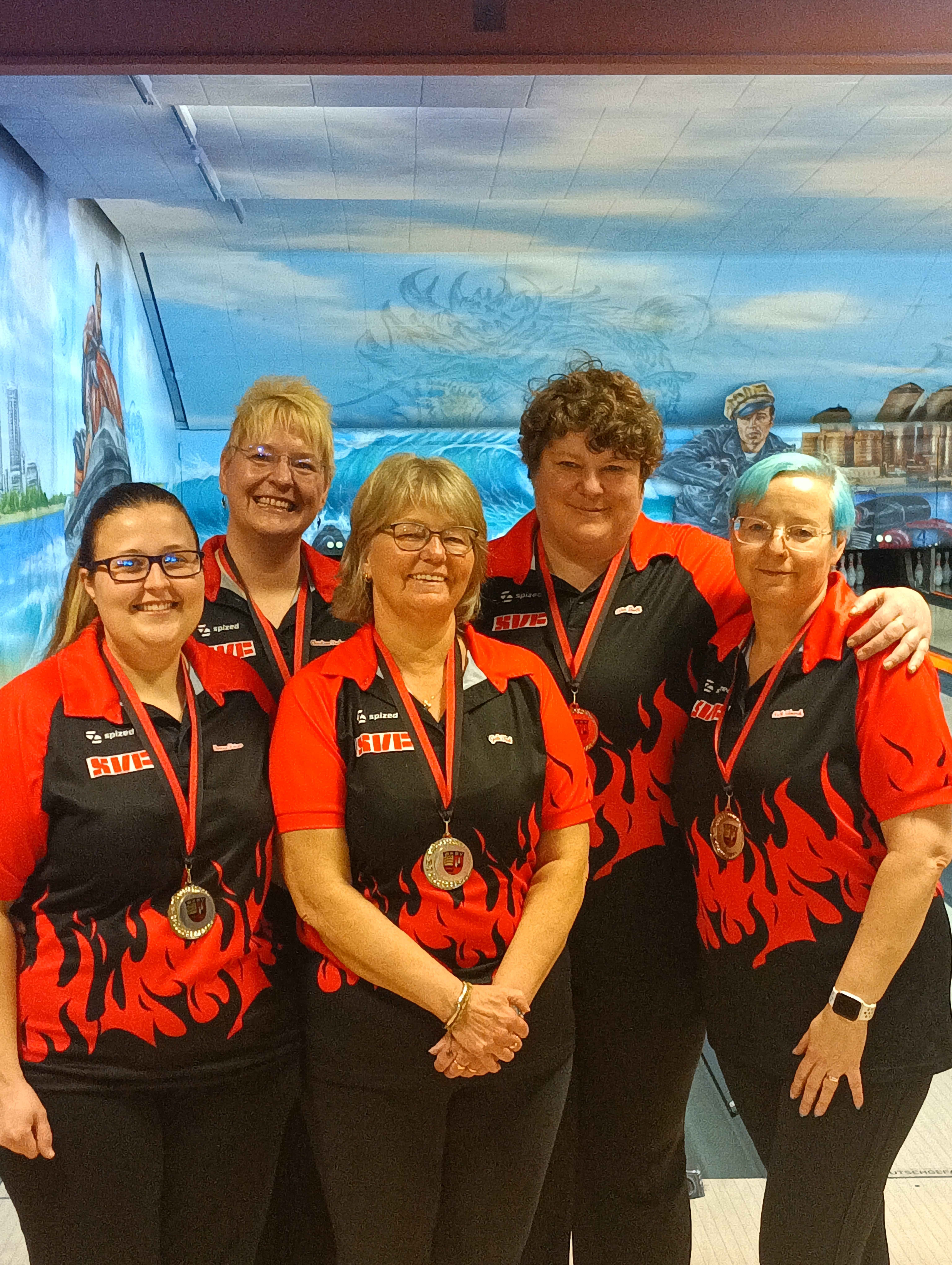 Damenmannschaft 2. Platz Saison 24-25